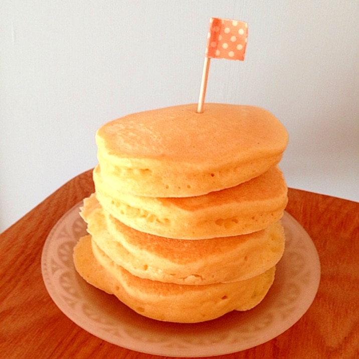 メレンゲでふわふわ！ホットケーキ♡